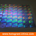 Étiquette d&#39;hologramme anti-fausse imprimée par encre UV adhésive